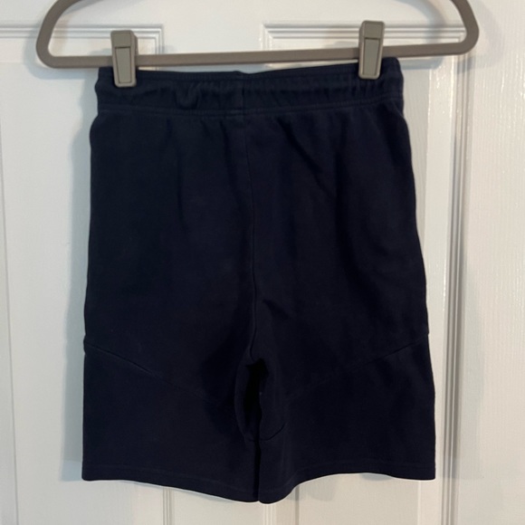 Gap Kids Navy cotton shorts Elastic waistband drawstring, zipper pockets size XL - Picture 3 of 3
